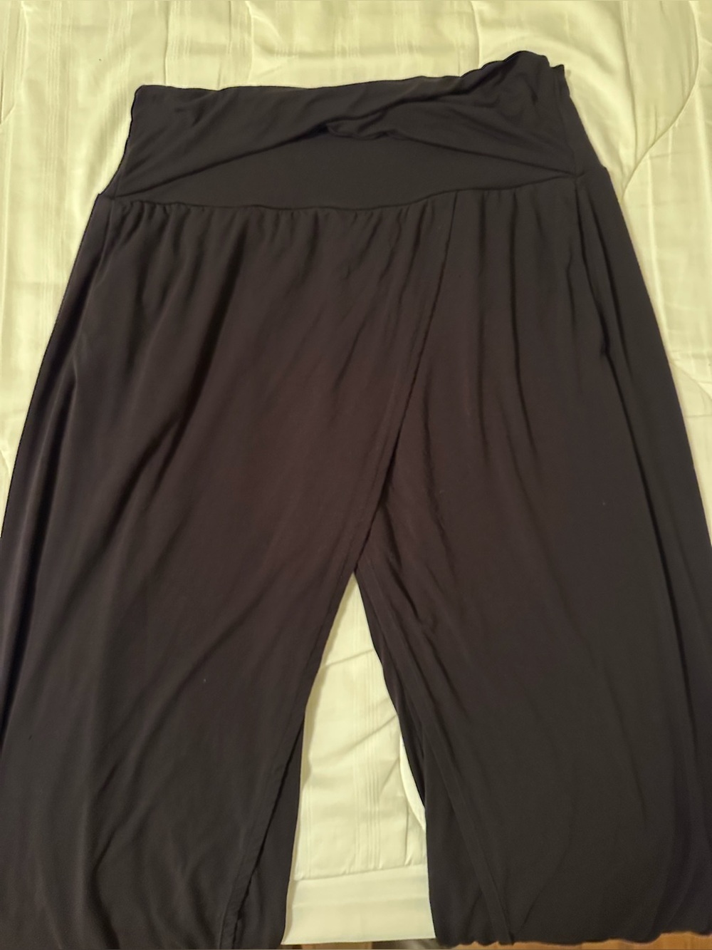 Athleta Release Black draped pants. - Picture 2 of 4